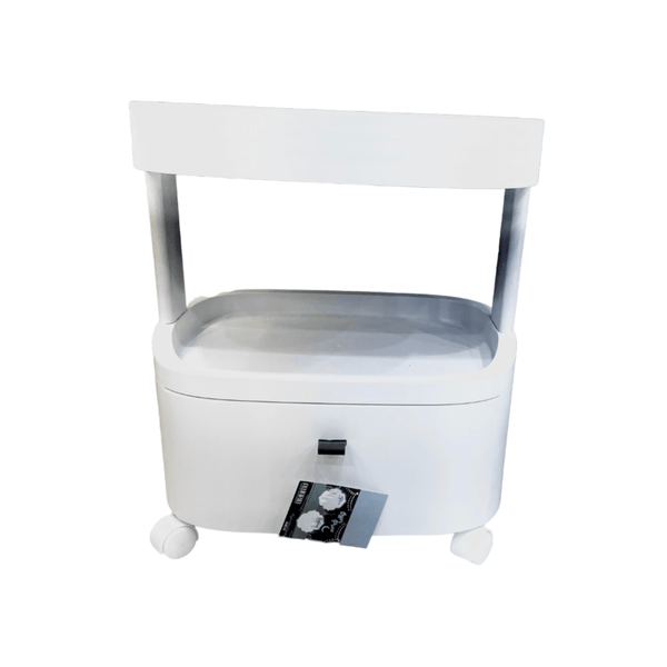Globalstar Small Rolling Trolley with Drawer - Perfect for Salon and Multiuse Storage