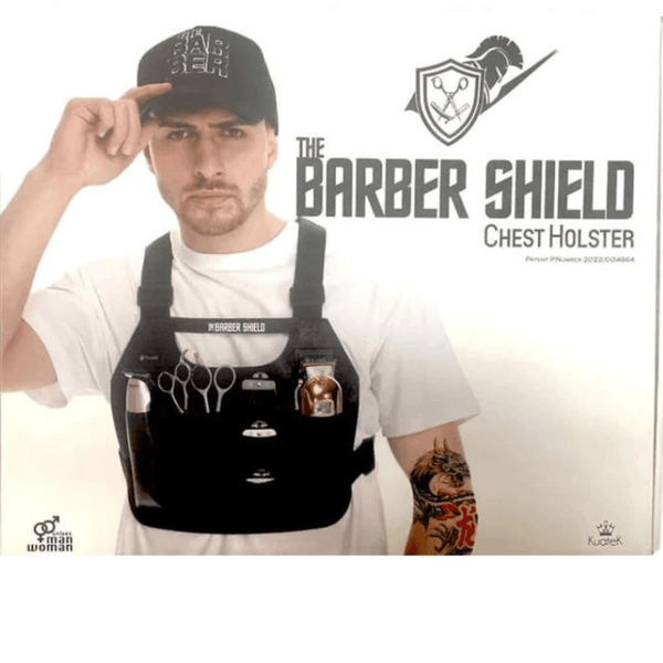 حافظة الصدر من Barber Shield - حامل الملحقات المثالي للحلاقين