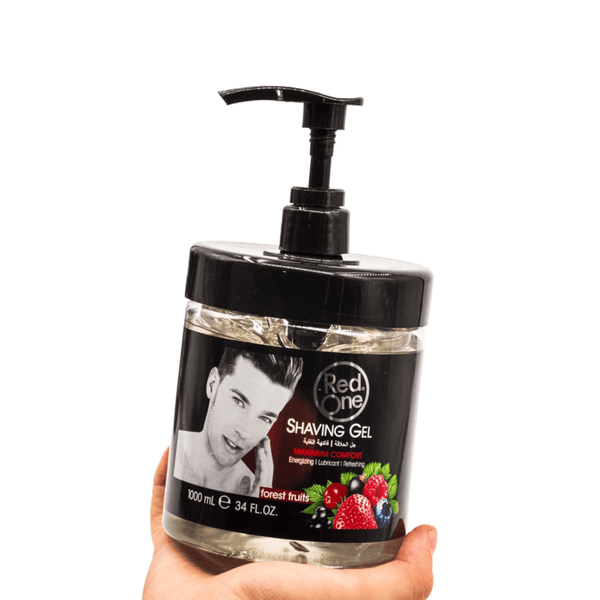 RedOne Forest Fruit Shaving Gel 1000ml - Creamy, Moisturizing, Irritation-Free Shave