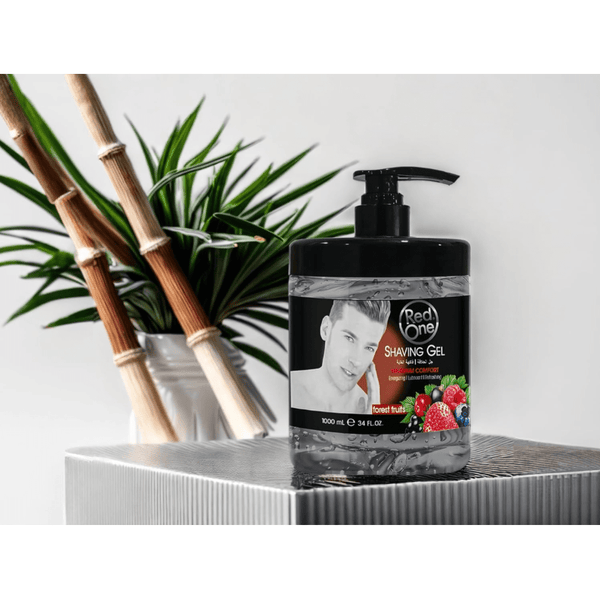 RedOne Forest Fruit Shaving Gel 1000ml - Creamy, Moisturizing, Irritation-Free Shave