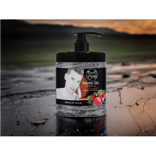 RedOne Forest Fruit Shaving Gel 1000ml - Creamy, Moisturizing, Irritation-Free Shave