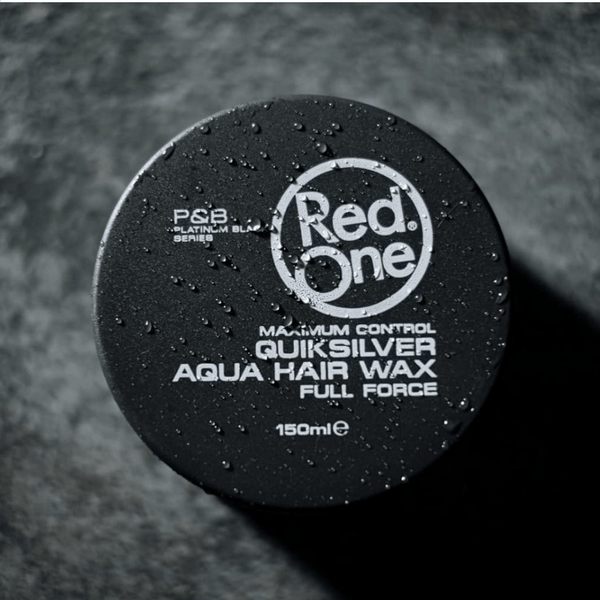 RedOne 150ml Quicksilver Aqua Hair Wax - Long-Lasting Hold with a Manly Scent