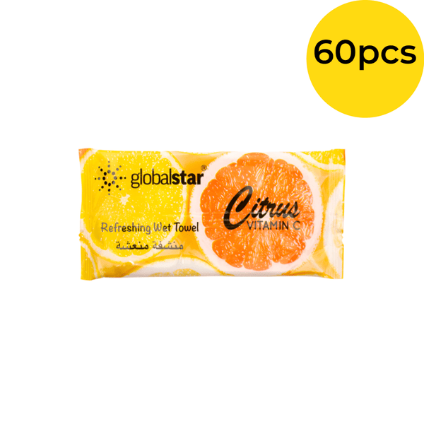 Globalstar All-Purpose Refreshing Wet Towels – Versatile and Scented Cotton Towels for a Refreshing and Hygienic Experience