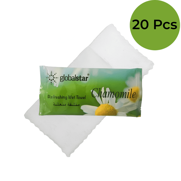 Globalstar All-Purpose Refreshing Wet Towels – Versatile and Scented Cotton Towels for a Refreshing and Hygienic Experience