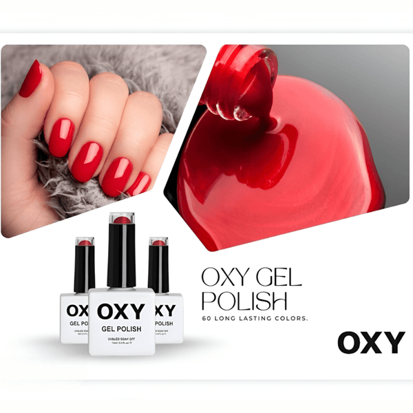 طلاء جل OXY 01 - 12 مل، يدوم طويلاً مع مانيكير بالأشعة فوق البنفسجية/LED