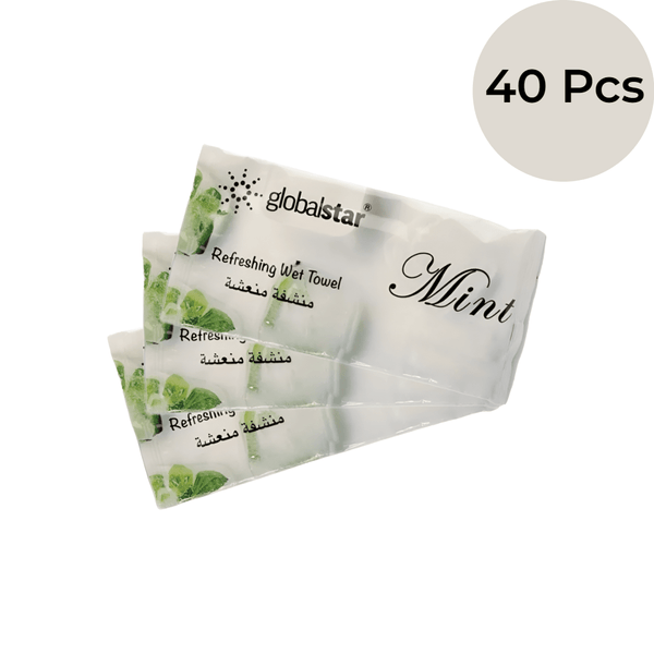 Globalstar All-Purpose Refreshing Wet Towels – Versatile and Scented Cotton Towels for a Refreshing and Hygienic Experience