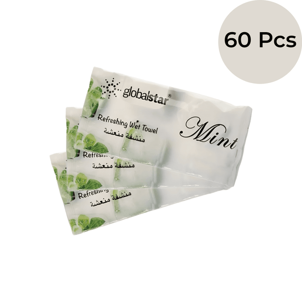 Globalstar All-Purpose Refreshing Wet Towels – Versatile and Scented Cotton Towels for a Refreshing and Hygienic Experience