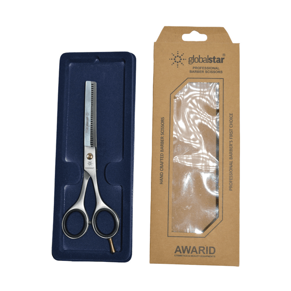 Globalstar 6'' Thinning Shears - Stainless Steel Texturizing Scissors for Professional Hair Cutting