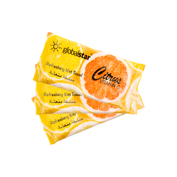 Globalstar All-Purpose Refreshing Wet Towels – Versatile and Scented Cotton Towels for a Refreshing and Hygienic Experience