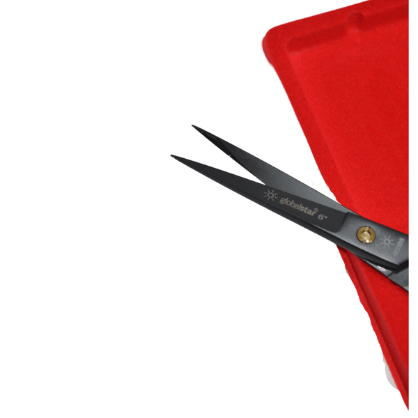 Globalstar 6.0" Precision Hair Cutting Scissors - Sleek Black Design