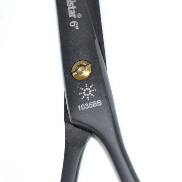 Globalstar 6.0" Precision Hair Cutting Scissors - Sleek Black Design