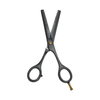 Globalstar 6.0" Black Double Thinning Scissors - Precision Hair Texturizing Tool