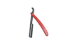 Globalstar High-Quality Straight Razor with Ergonomic Red Handle