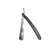 Globalstar Professional Straight Razor with Black Handle - Precision Shaving Excellence