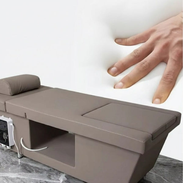 Globalstar Multifunctional Head Therapy Shampoo Chair – Hydraulic Massage, Moxibustion & Pedicure Spa Bed with Water Circulation System