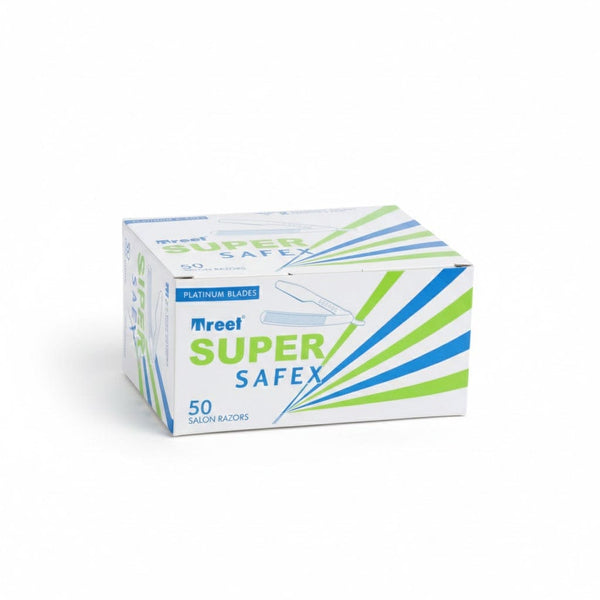 Treet Super Safex Disposable Salon Razors – Pack of 50 Platinum Blade Razors for Professional Barbers