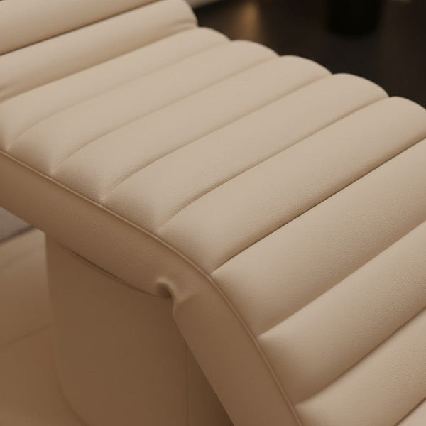 Globalstar Professional Salon & Spa Beauty Bed – Convertible Reclining Chair, Beige, Synthetic Leather