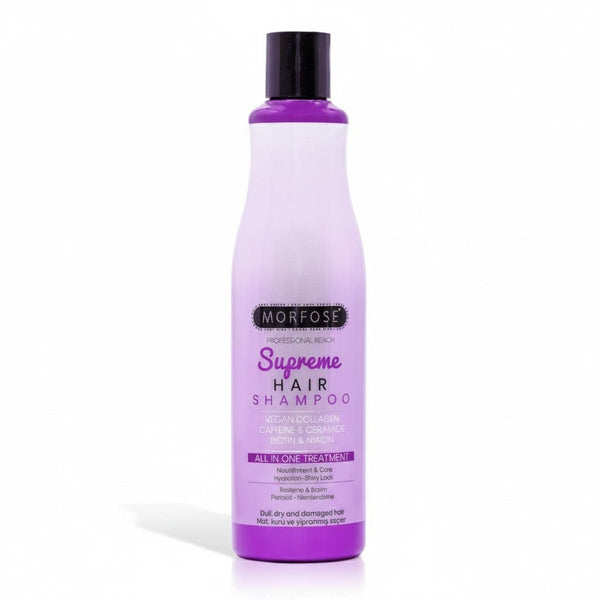 Morfose Hair Shampoo 500 ml – Intensive Nourishing Formula with Vegan Collagen, Caffeine, Ceramide, Biotin & Niacin