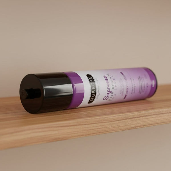 Morfose Hair Spray Supreme 250 ml – Medium Hold Hair Spray with Ceramide & Biotin for Nourished and Shiny Hair