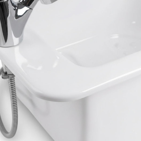 Globalstar Ceramic Pedicure Basin– Professional Foot Spa Bowl for Salon or Home Use