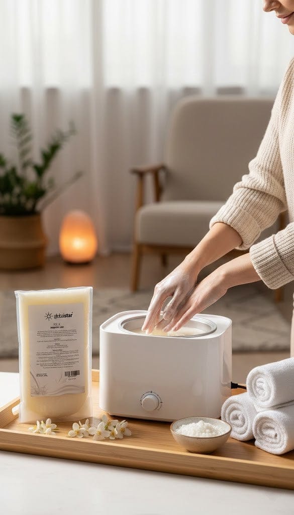 جلوبال ستار - حليب شمع البارافين - 454 جرام