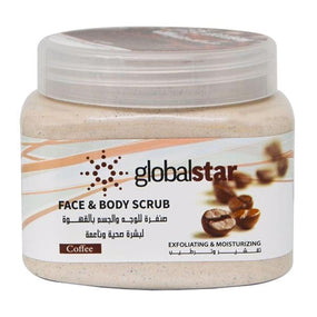 Globalstar Exfoliating Face and Body Scrub Coffee 500ml - Awarid UAE