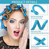 Globalstar Flexible Styling Rollers Blue 1.2cm 10pcs PU27022 - Awarid UAE