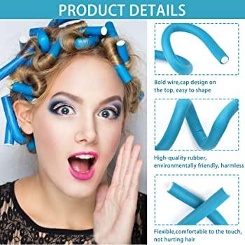 Globalstar Flexible Styling Rollers Blue 1.2cm 10pcs PU27022 - Awarid UAE