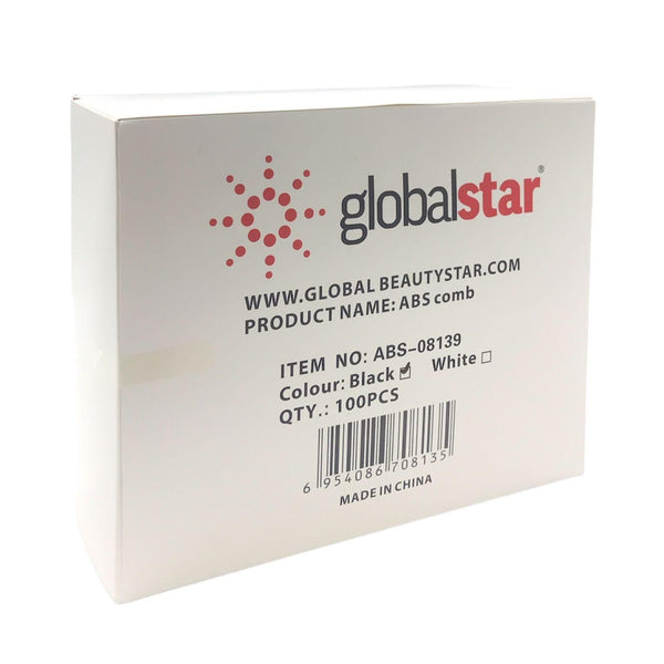 Globalstar Disposable Comb Black Big 100pcs ABS-08139 - Awarid UAE