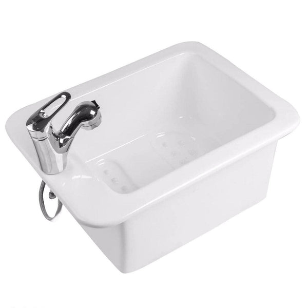 Black Professional Ceramic Pedicure Basin BS-P01 - Awarid UAE
