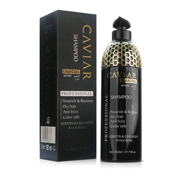 Caviar shampoo, Caviar charcoal, Hair care, Hair treatment, Anti frizz shampoo, Hair damaged shampoo, Dry hair shampoo