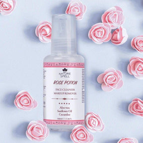 Nature Spell Rose Potion Face Cleanser Makeup Remover 100ml - Awarid UAE