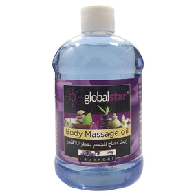 Globalstar Body Massage Oil Lavender Scent 500ml - Awarid UAE