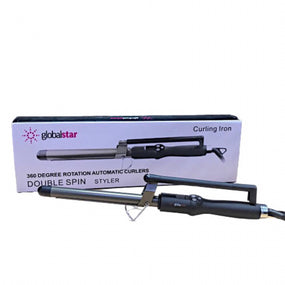 Globalstar 360 Degree Rotation Automatic Curlers Double Spin Styler BS-25 - Awarid UAE