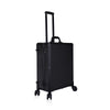 Globalstar Black Makeup Trolley Case With Adjustable LED Lights, Speaker, Bluetooth Player And Detachable 4 Wheels - Awarid UAE