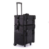 Black 2 in 1 Professional Beauty Case Trolley - HZB06 - Awarid UAE