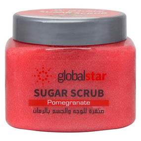 Globalstar Face & Body Sugar Scrub Pomegranate 600g - Awarid UAE