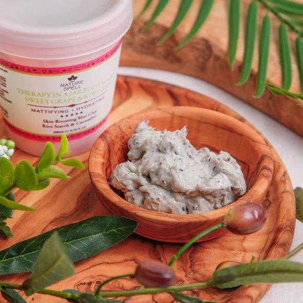 Nature Spell Therapy In A Jar Body Mask Sweet Grape & Kiwi Seed 200ml - Awarid UAE