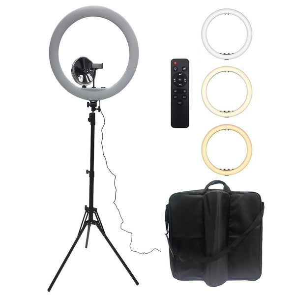 Beautystar 21'' LED Ring Light Tripod With Mirror And Phone Holder 6700N - Awarid UAE