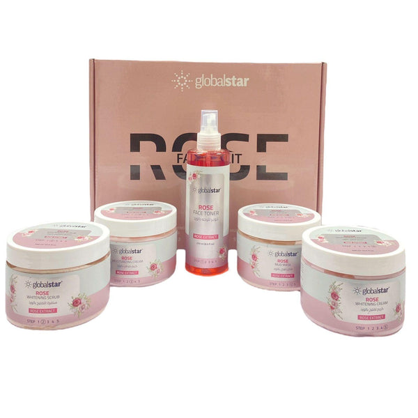 Globalstar Rose Facial Kit 1x5pcs - Awarid UAE