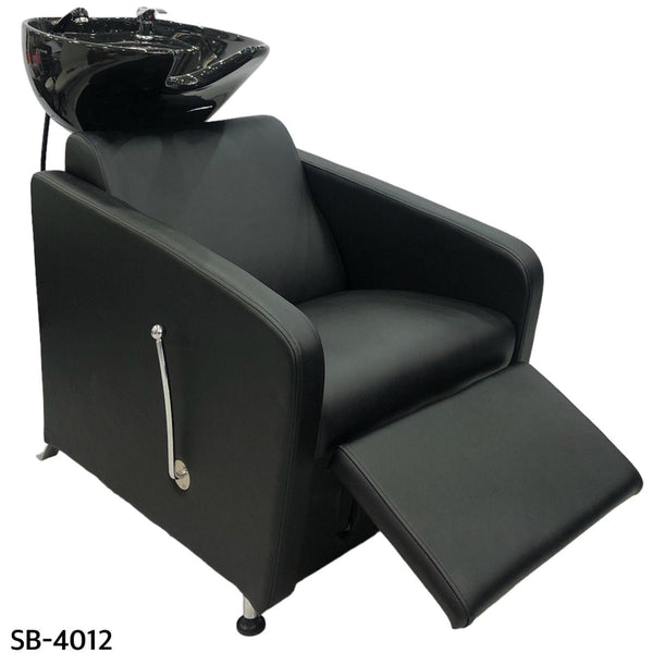 Black Professional Salon Shampoo Chair SB-4012 - Awarid UAE