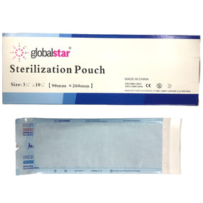 Globalstar Medical Self Sealing Sterilization Pouch 3.5x10'' 100pcs - Awarid UAE