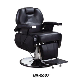 Globalstar Professional Black Barber Chair - 2687 - Awarid UAE