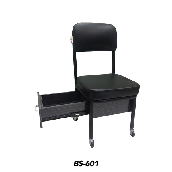 Globalstar Pedicure Stool Chair With Drawer BS-601 - Awarid UAE