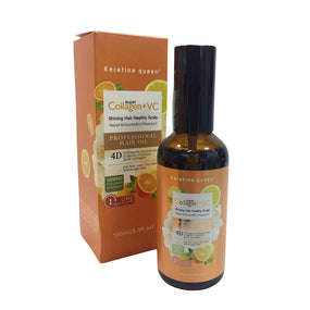 Keratine Queen Super Collagen & Vitamin C Hair Serum 100ml - Awarid UAE