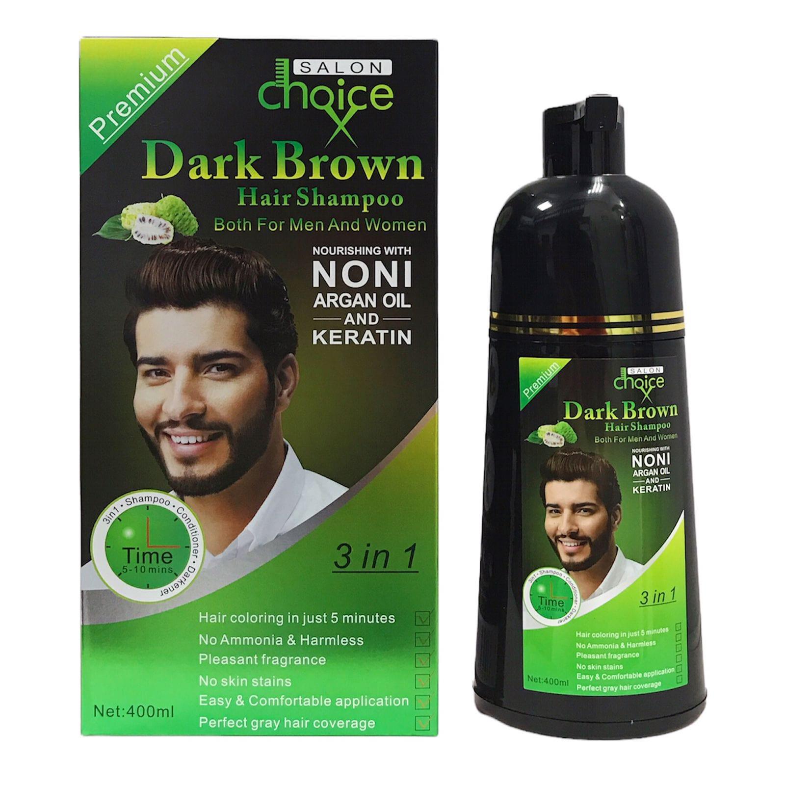 katastrofale meget fint Fil Salon Choice 3 in 1 Hair Shampoo Dark Brown 400ml - Awarid UAE