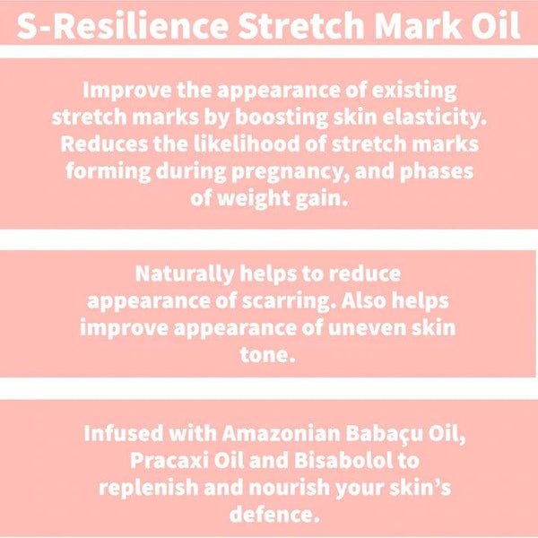 Nature Spell S-Resilience Stretch Mark Oil 100ml - Awarid UAE
