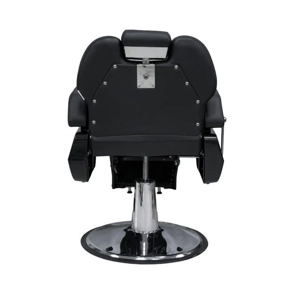 Globalstar 2687 Black Men’s Barber Chair – Hydraulic Reclining Salon Chair with Adjustable Headrest