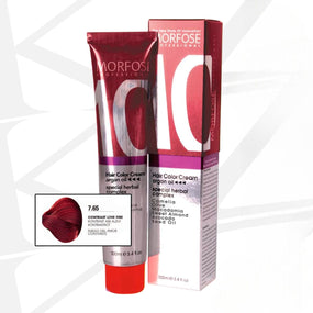 Morfose Contrast Love Fire 7.65 Hair Color Cream with Camellia, Argan & Macadamia Oils