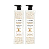 Globalstar Argan & Almond Hair Care Duo – 1000ml Shampoo & Conditioner – Nourishing, Moisturizing & Strengthening Formula